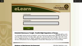 What Elearn.chemeketa.edu website looked like in 2016 (8 years ago)