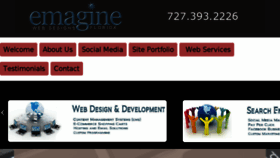 What Emaginedesigns.com website looked like in 2016 (8 years ago)