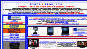 What Expos4products.com website looked like in 2016 (8 years ago)