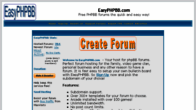 What Easyphpbb.com website looked like in 2016 (8 years ago)