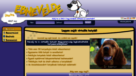 What Ebnevelde.hu website looked like in 2016 (8 years ago)