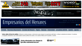 What Empresariosdelhenares.es website looked like in 2016 (8 years ago)