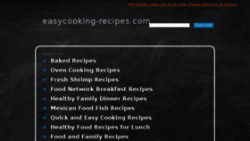 What Easycooking-recipes.com website looked like in 2016 (8 years ago)