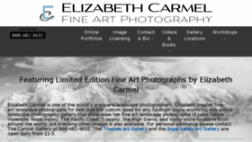 What Elizabethcarmel.com website looked like in 2016 (8 years ago)