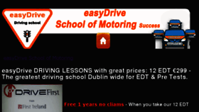 What Easydrivedublin-drivinglessonsdublin.com website looked like in 2016 (8 years ago)