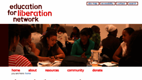 What Edliberation.org website looked like in 2016 (8 years ago)