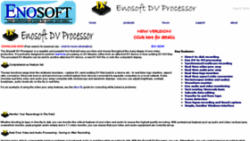 What Enosoft.net website looked like in 2016 (8 years ago)