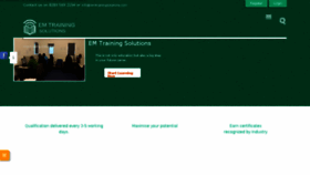 What Emtrainingsolutions.com website looked like in 2016 (8 years ago)