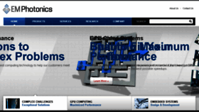 What Emphotonics.com website looked like in 2016 (8 years ago)