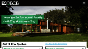 What Ecobob.co.nz website looked like in 2016 (8 years ago)