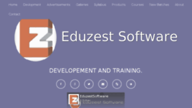 What Eduzestsoftware.com website looked like in 2016 (8 years ago)