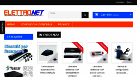 What Elettronetshop.it website looked like in 2016 (10 years ago)