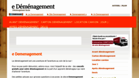 What E-demenagement.fr website looked like in 2016 (8 years ago)