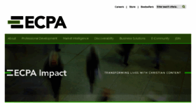 What Ecpanews.org website looked like in 2016 (8 years ago)