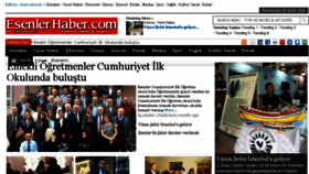 What Esenlerhaber.com website looked like in 2016 (10 years ago)