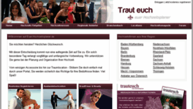What Euer-hochzeitsplaner.de website looked like in 2016 (8 years ago)
