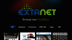 What Extanet.com website looked like in 2016 (8 years ago)