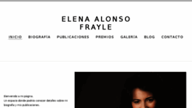 What Elenaalonsofrayle.com website looked like in 2016 (8 years ago)