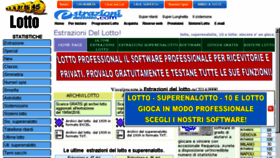 What Estrazionidellotto.com website looked like in 2016 (8 years ago)