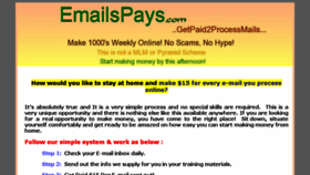 What Emailspays.com website looked like in 2016 (8 years ago)