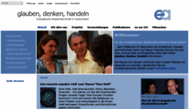 What Evangelische-akademiker.de website looked like in 2016 (8 years ago)