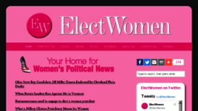 What Electwomen.com website looked like in 2016 (8 years ago)