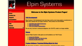 What Elpin.com website looked like in 2016 (8 years ago)