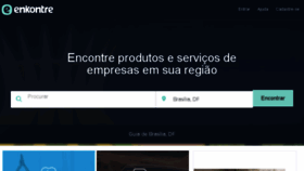 What Enkontre.com.br website looked like in 2016 (8 years ago)
