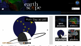 What Earthscope.org website looked like in 2016 (8 years ago)