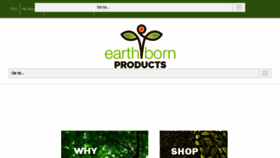 What Earthbornproducts.com website looked like in 2016 (8 years ago)