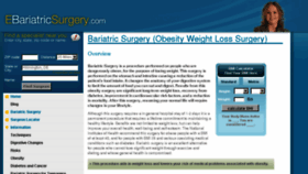 What Ebariatricsurgery.com website looked like in 2016 (8 years ago)