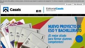 What Editorialcasals.com website looked like in 2016 (8 years ago)