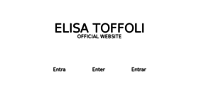 What Elisatoffoli.com website looked like in 2016 (8 years ago)
