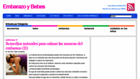 What Embarazoybebes.com.ar website looked like in 2016 (8 years ago)