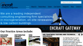 What Encraft.co.uk website looked like in 2016 (8 years ago)