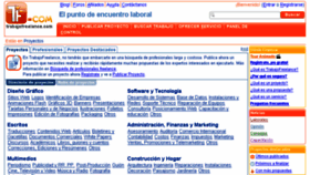 What Encuentrolaboral.com website looked like in 2016 (8 years ago)