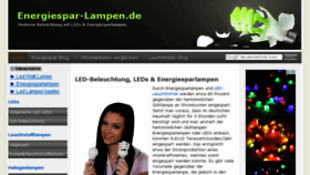 What Energiespar-lampen.de website looked like in 2016 (8 years ago)