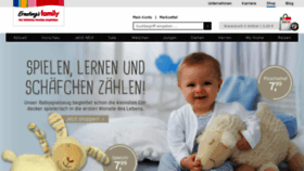 What Ernstingsfamily.de website looked like in 2016 (8 years ago)