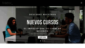 What Escuelatrazos.es website looked like in 2016 (8 years ago)