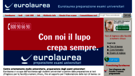What Eurolaurea.com website looked like in 2016 (9 years ago)