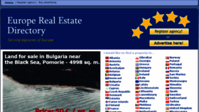 What Europerealestatedirectory.net website looked like in 2016 (8 years ago)