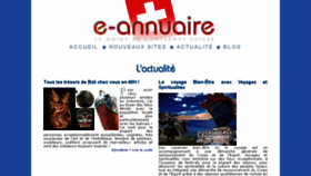 What E-annuaire.ch website looked like in 2016 (8 years ago)