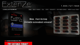 What Extenze.com website looked like in 2016 (8 years ago)