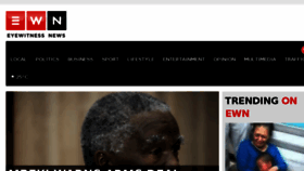 What Eyewitnessnews.co.za website looked like in 2016 (8 years ago)
