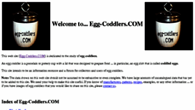 What Egg-coddlers.com website looked like in 2016 (8 years ago)