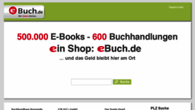 What Ebuch.de website looked like in 2016 (8 years ago)