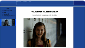 What Elevskab.dk website looked like in 2016 (8 years ago)