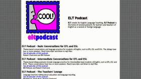 What Eltpodcast.com website looked like in 2016 (8 years ago)