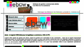 What Ebow.fr website looked like in 2016 (8 years ago)