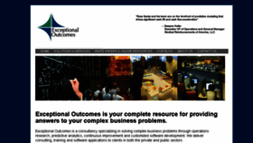 What Exceptional-outcomes.com website looked like in 2016 (8 years ago)